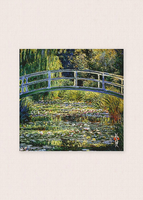 166-22 Японский мостик в саду Живерни_460