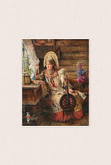 262-25_555 Боярышня у окна