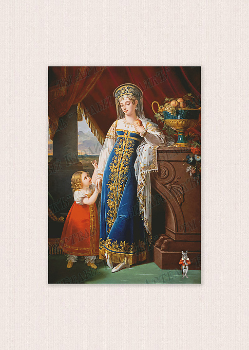 222-24 Княгиня Барятинская с дочерью